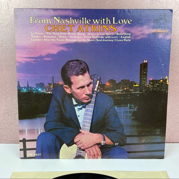 Chet Atkins From Nashville With Love Vinyl Music Record 1966 - Picture 4 of 6